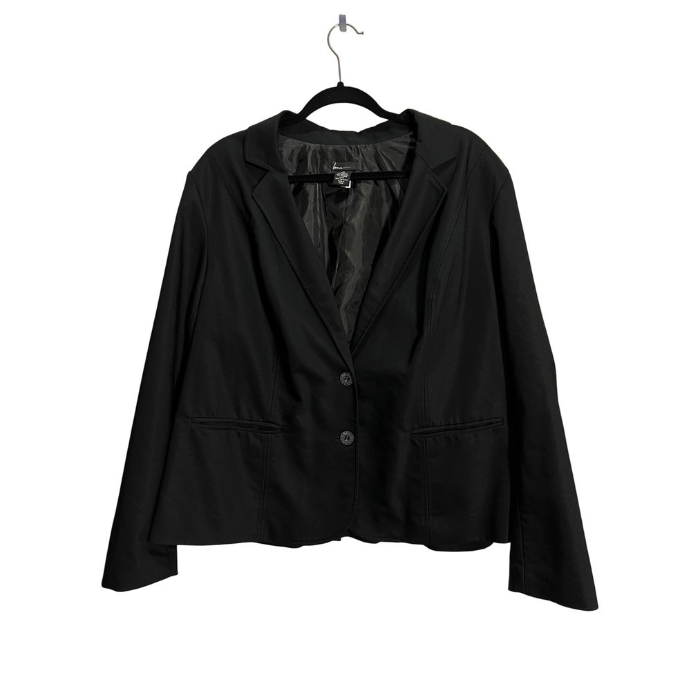 Lane Bryant Women's Black Blazer Size 26 Career Business Work